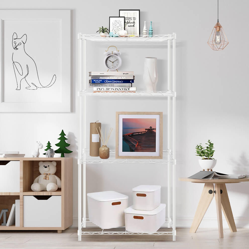 ชั้นวางของ 4 ชั้น INNHOME รุ่น Z4 ขนาด 56 ซม. สีขาว